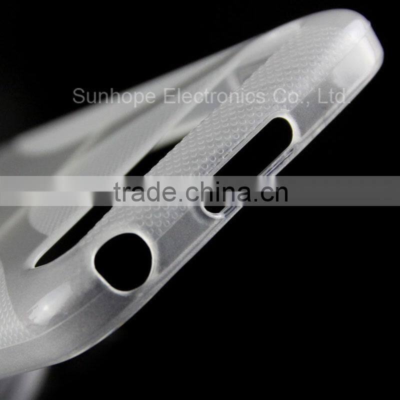 Neutral non-slip mate soft X wave TPU mobile cell phone cover case shell for Blackberry BB Classic Q20