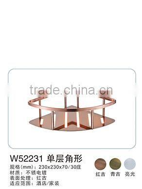 2015 new products stainless steel bathroom corner rack