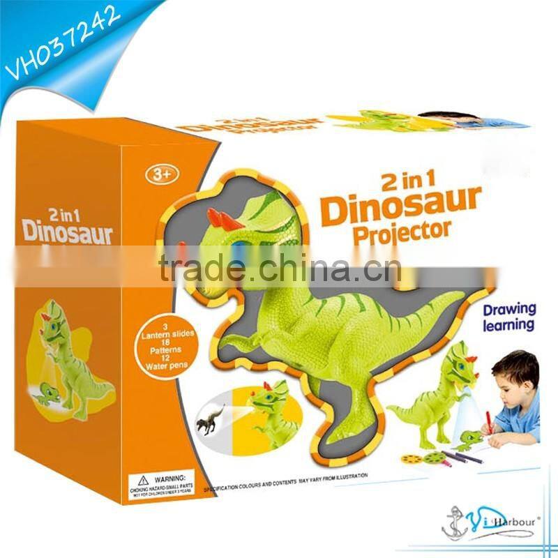 Dinosaur Kids Drawing Picture Projector Toys 4 in 1