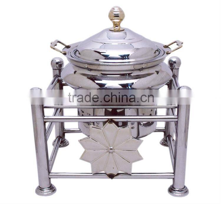 Steel Cheffing Dish, Wedding & Party utensils, food serving dish, hot keeping dish, Catering item, Hotel & Restaurant utensils