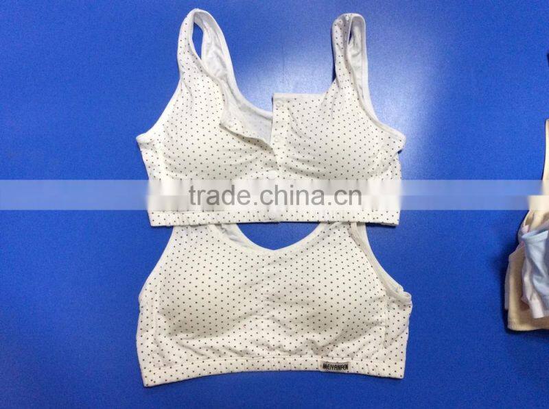 New athletic teen bra for sport girl young girl yoga bra