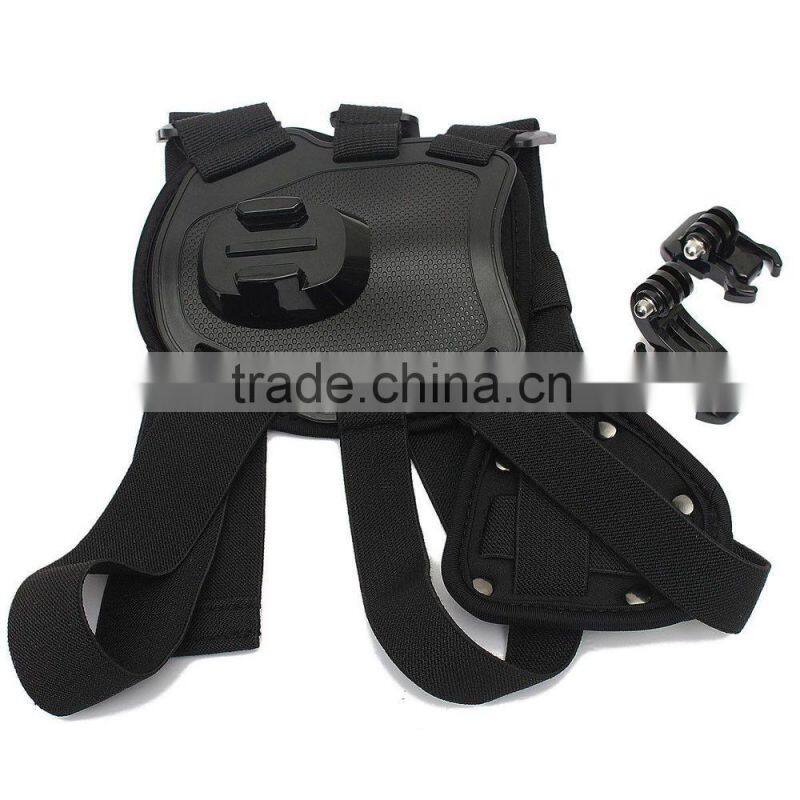 Hot Selling Sports Camera Chest Harness Mount Hound Dog Chest Harness Mount 220g Weight