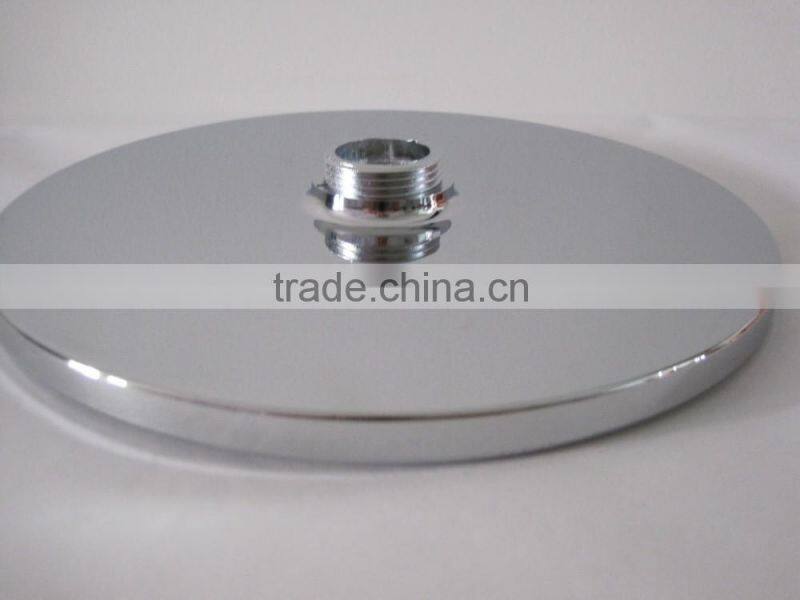 Luxury chromed ABS round overhead head shower