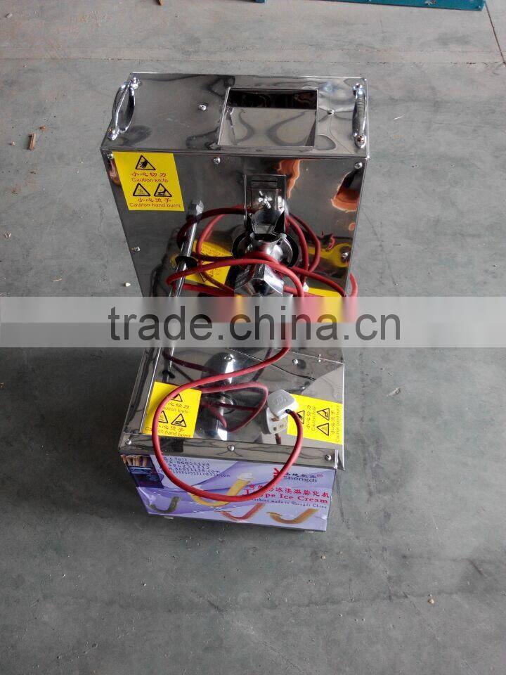 Unique design hollow tube corn puff snack extruder /corn puffed stick machine