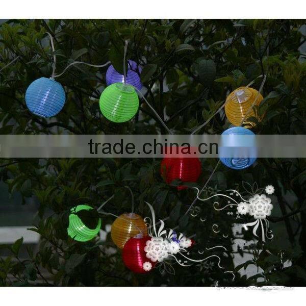 solar fabric lantern