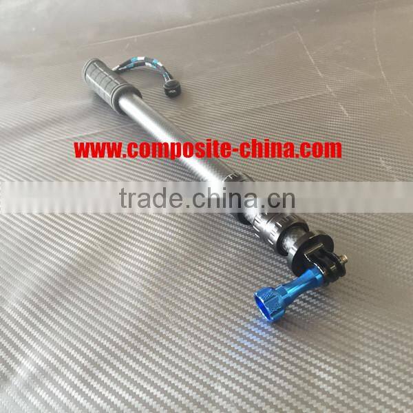 Telescopic Handheld Selfie Stick, carbon fiber selfie stick