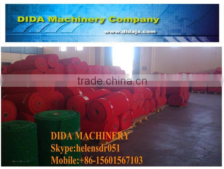 Plastic PVC coil mat/carpet making machine