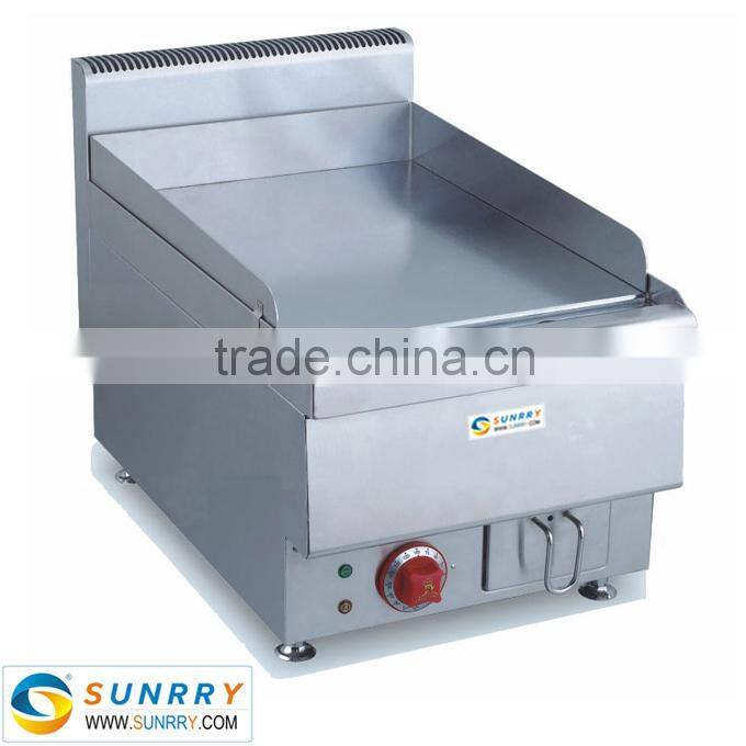 Countertop commercial griddle plate with CE approved electric bbq grill griddle (SY-GR400A SUNRRY)