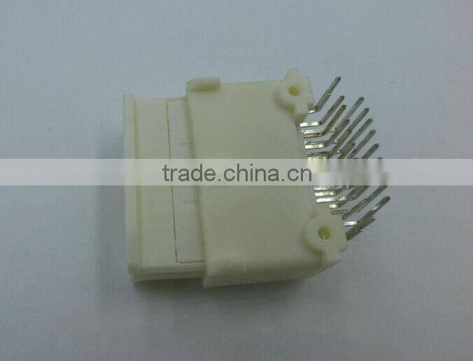20 ways composite contact PCB male and female horizontal mounted connectors auto application
