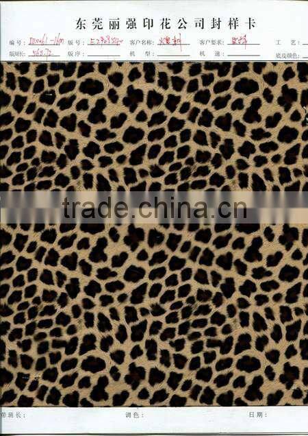 leopard image hot stamping foil for leather