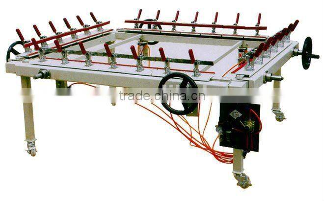 screen printing clamps new single tap-holder stretching machine