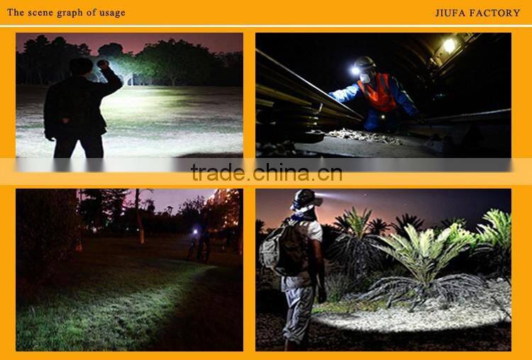 JF Rotate the zoom T6 headlights glare outdoor flashlight