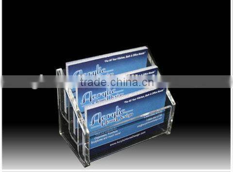 2015 new acrylic card holder&organizer, high quality elegant organizer, acrylic box