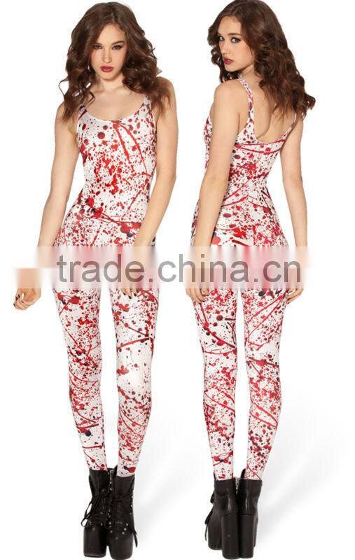 sexy skeleton jumpsuits clubwear