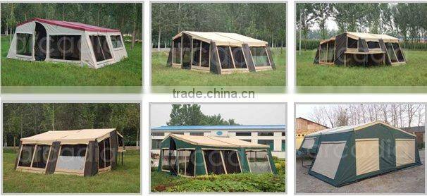 high quality camper trailer with tent