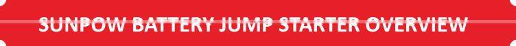 SUNPOW Model G06A 12000MAH Battery Jump Starter
