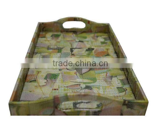 Handmade Decorative Wooden Food Serving Tray