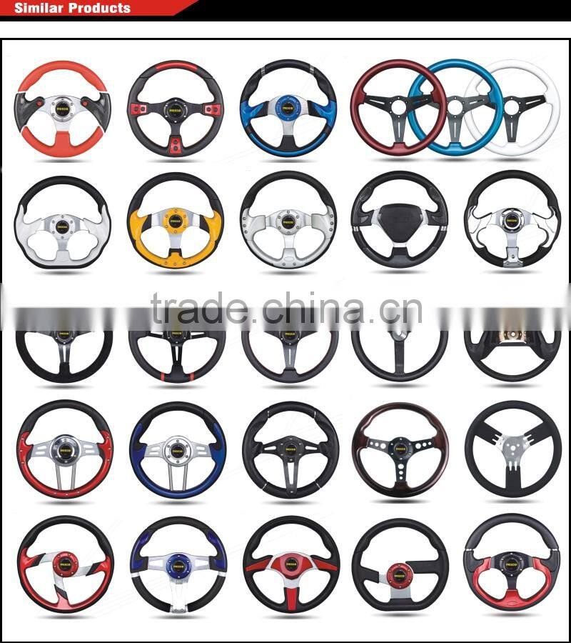 ANMA high quality car steering wheel , suede car steering wheel