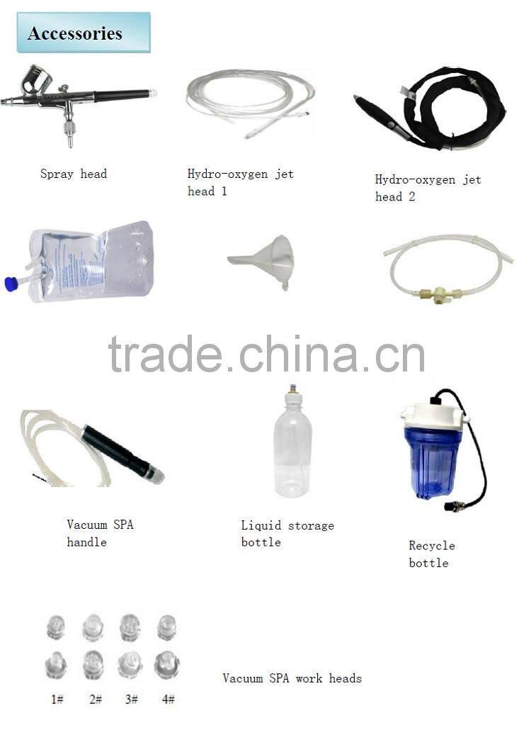 hotsale multifunction water oxygen hydro facial dermabrasion spa equipment OL-153