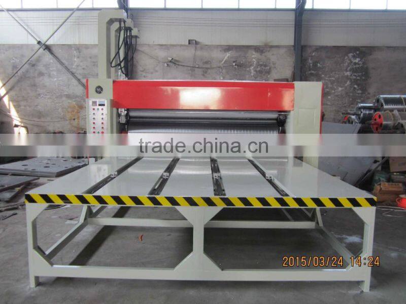 Flexo ink printing machine for corrugated cardboard making