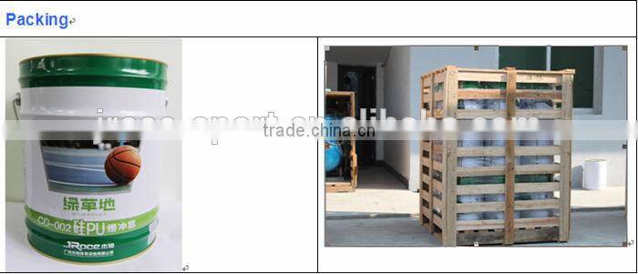 standarded 400 meters running tracks material