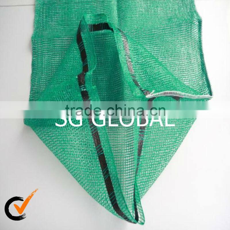 Plastic net bags for firewood