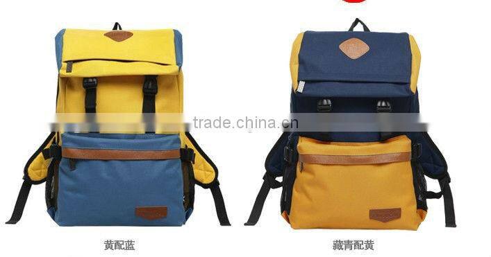 2013 100% Cotton Vintage Canvas Bag Canvas Backpack