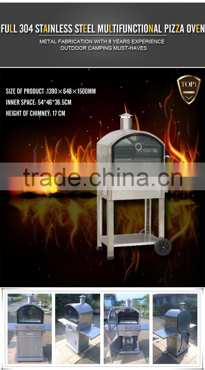 modular 16 inch pizza oven with stone floor baking