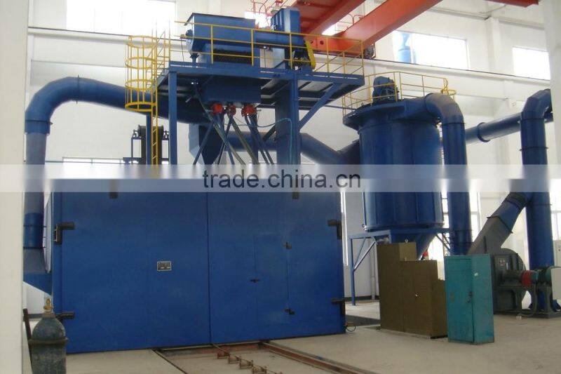 1 high quality aluminum die shot blasting machine