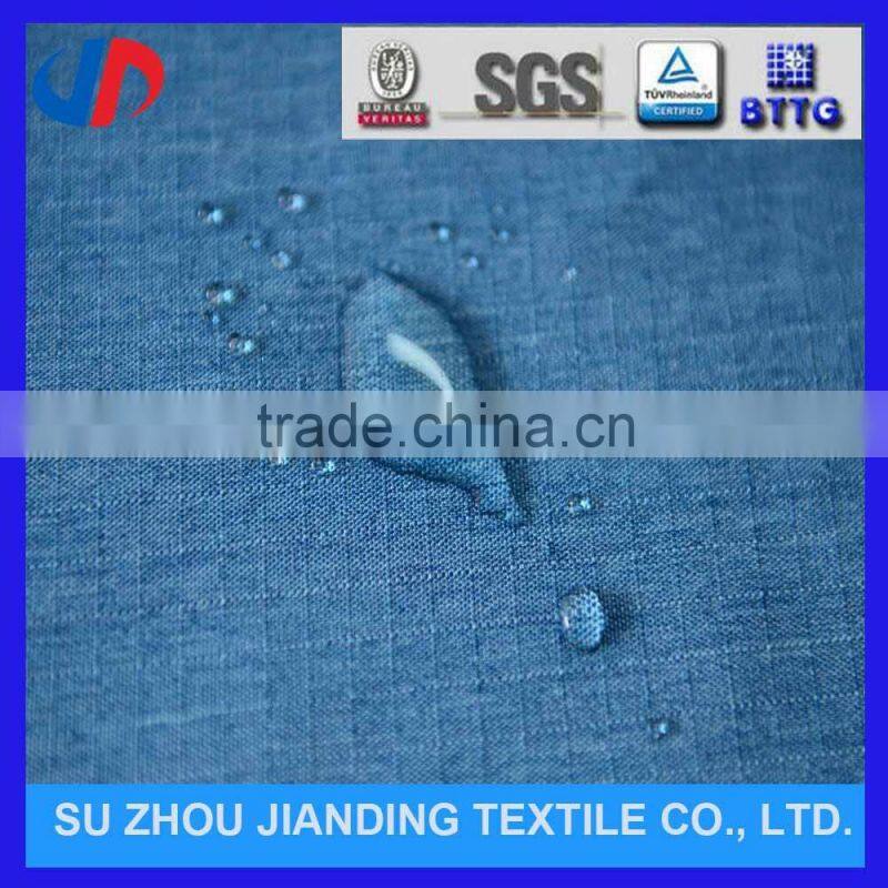 100% Polyester 300D Cationic Ripstop/Check Oxford Fabric