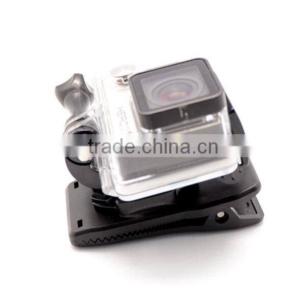 Quick Release Attach Backpack Rucksack Clip Clamp Mount With J Hook Buckle For GoPro Hero 4/3+/3/2