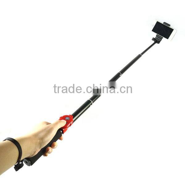 Bright Color Selfie Stick Extendable Bluetooth Monopod Handheld Pole With Remote Shutter for iPhone Samsung Camera