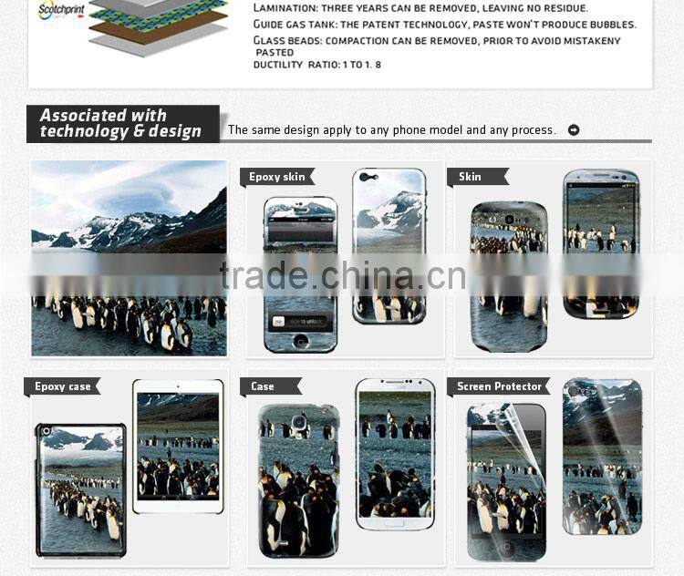 New design leather sticker for iphone 4