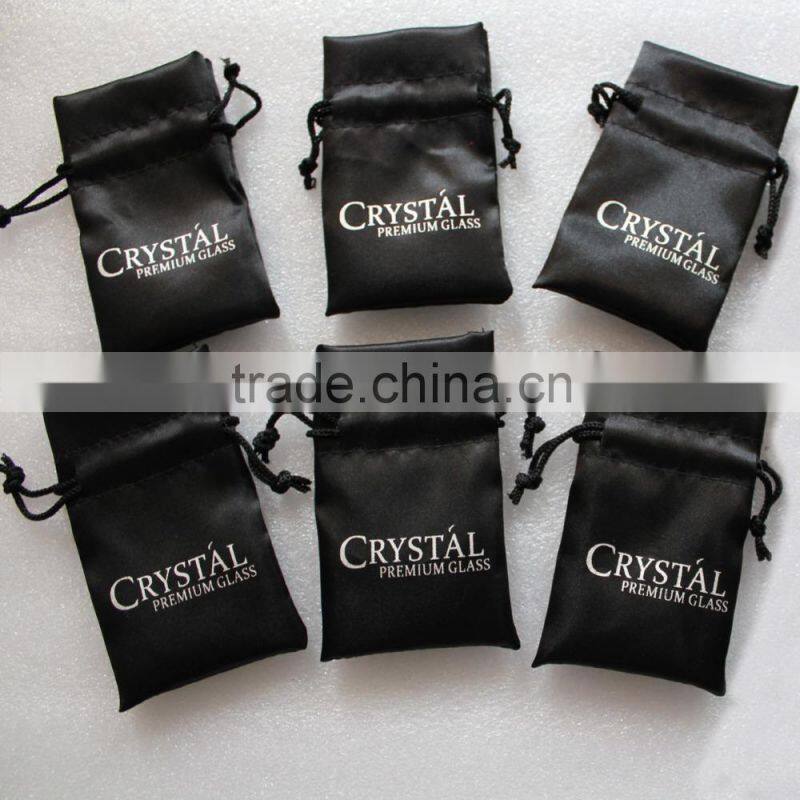 Custom Printed hair packaging bags with logo Royal blue