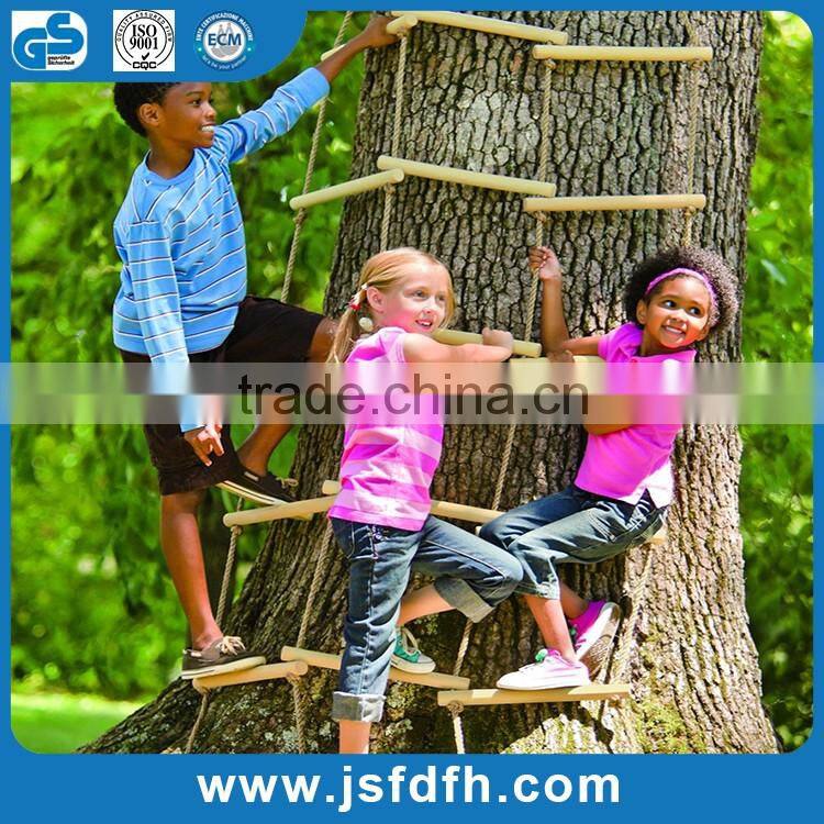 CE Certificated Outdoor Safety Climb Ladder Children Climbing Ladder For Entertainment System