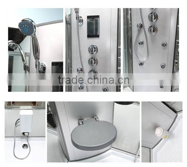2014 Hangzhou China New Arrival Big Complete Construction Home Furniture Hydromassage Steam Shower Cabin With Foldable Chair