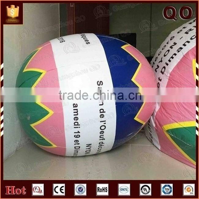 Top selling portable funny inflatable egg for easter