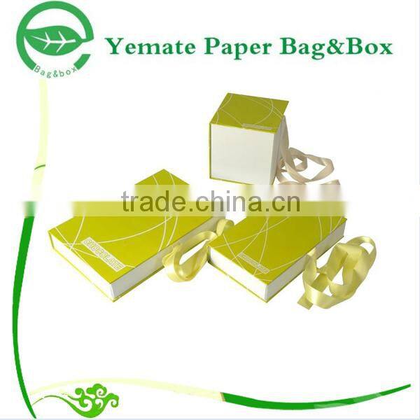 high end 4c printed glossy laminated paper greyboard custom magnetic box packaging