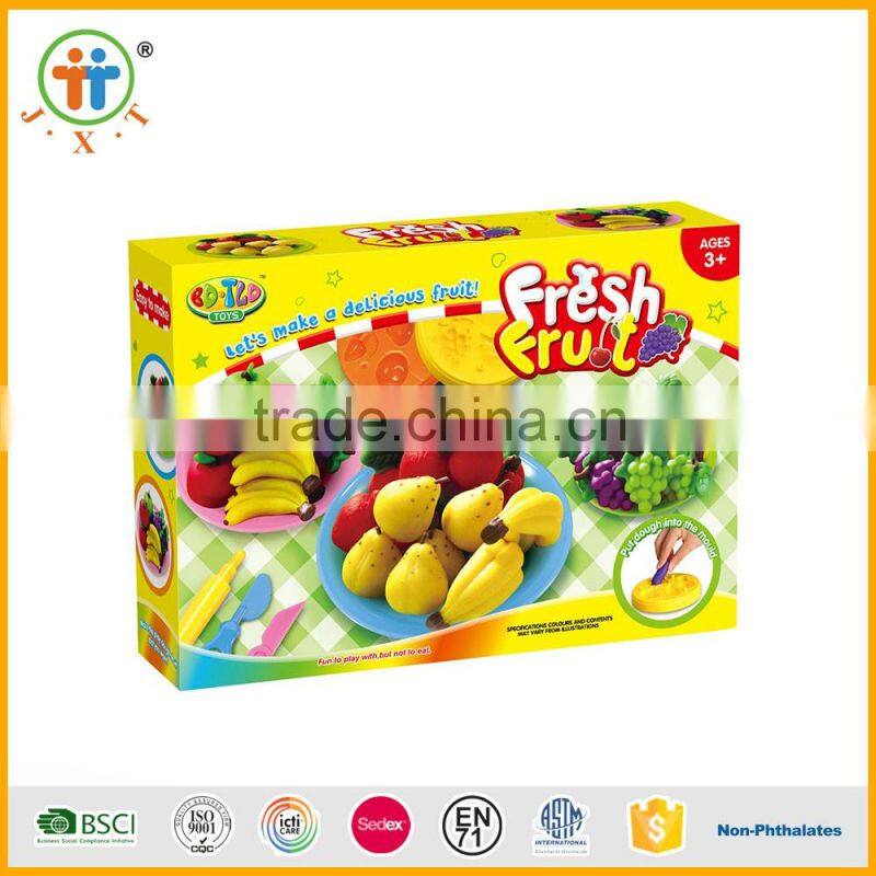 3D fresh fruit intelligent children clay playdough toys educational magic plasticine toys