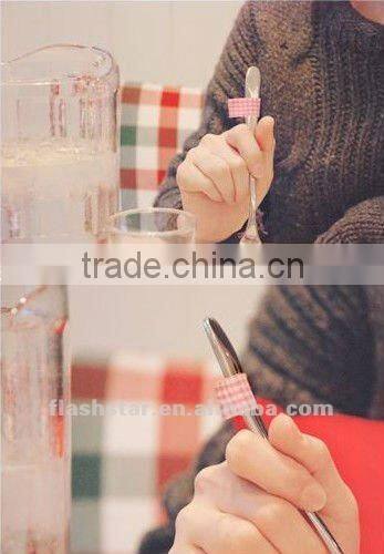 DIY creative self-adhesive decor colorful cotton tape