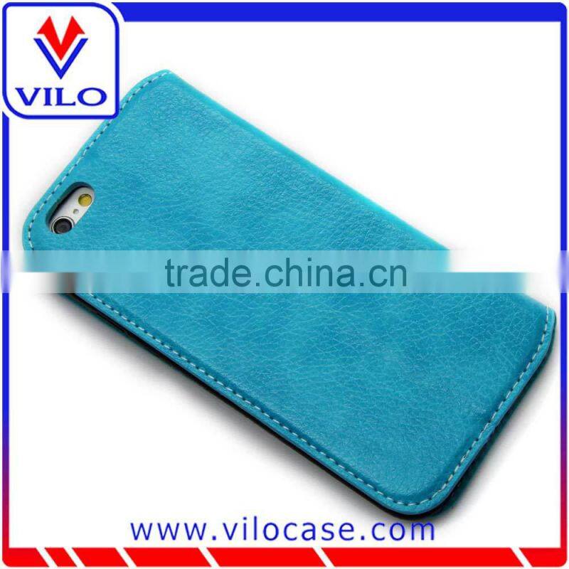 various colors combo Leather flip case for iphone 6s with card slot