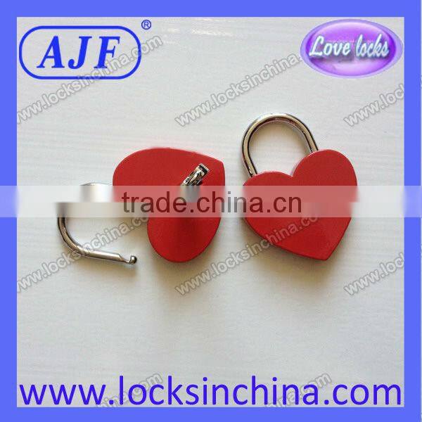 AJF fashion heart shape wedding locks