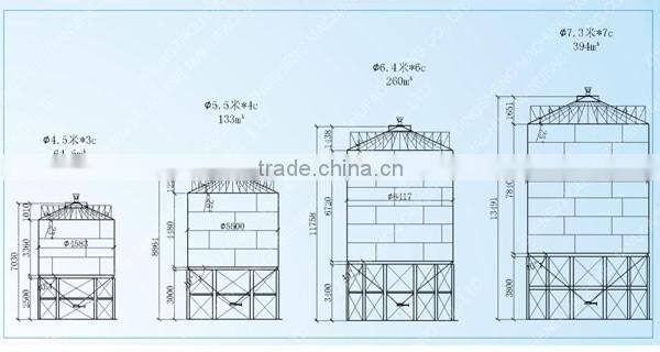 grain silo 500t for sale