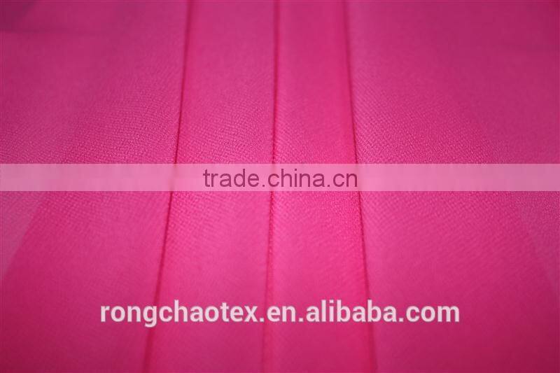 Plastic baroque satin fabric 100% polyester chiffon fabric jubah chiffon with low price