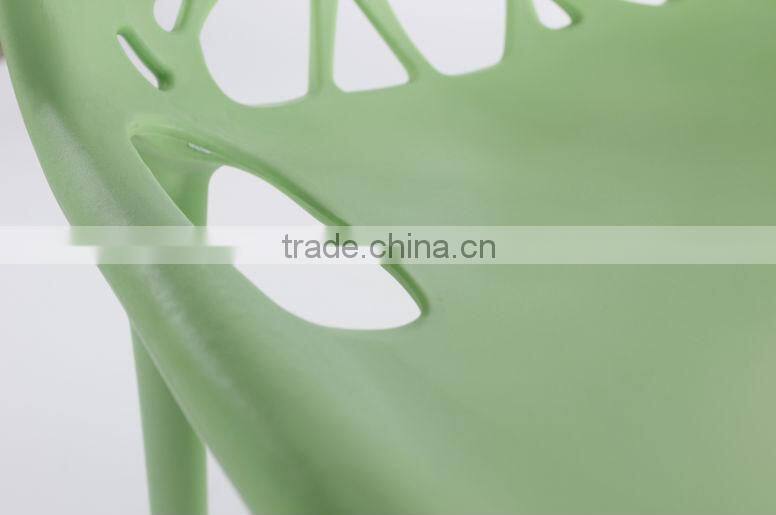 Plastic Stacking leisure modern chair/Furniture(1503)