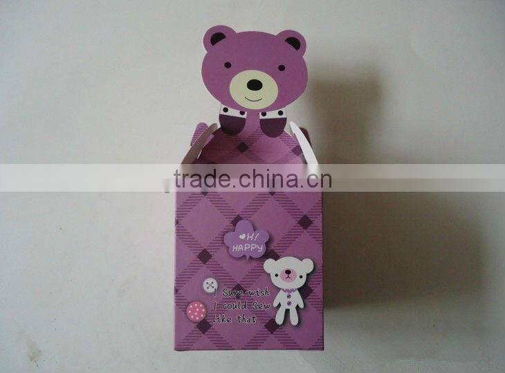 Paper folding mini gift box pack for candy gift and snacks personalized printing Guangzhou manufacturer