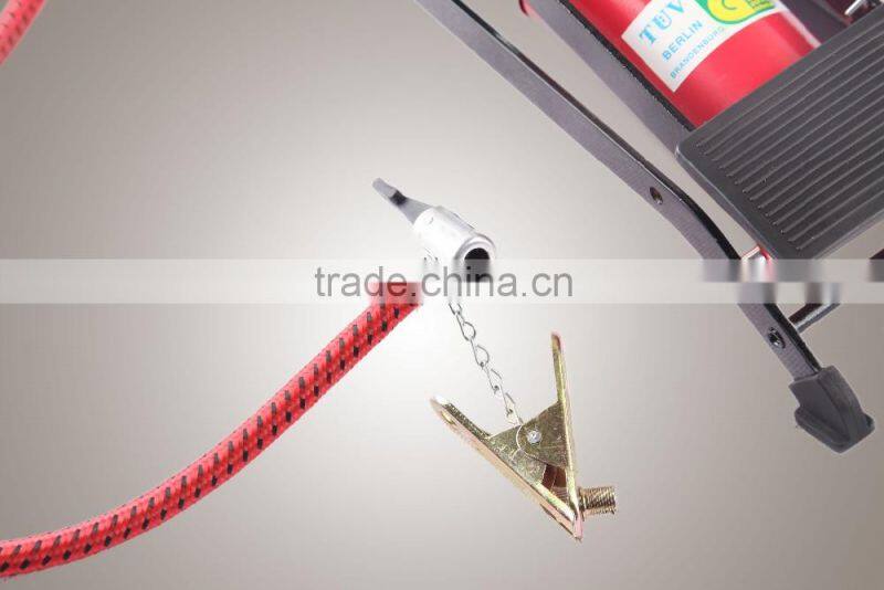 high pressure double barrel with gauge JL9206 for Car and Motor foot air pump