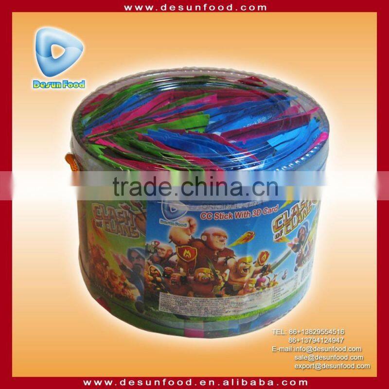 clash of clans CC stick candy/Ice cream candy with 3D card