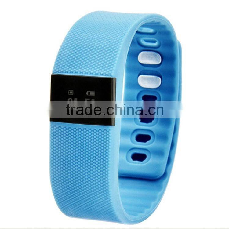 Classic design soft silicone material custom logo printing heart rate and health monitor smart bluetooth bracelet watch
