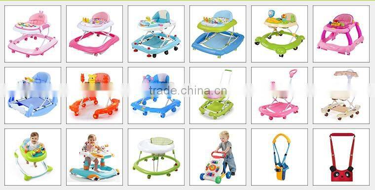 BW-01B push bar design new model baby walker, softextile baby walker with soft cushion